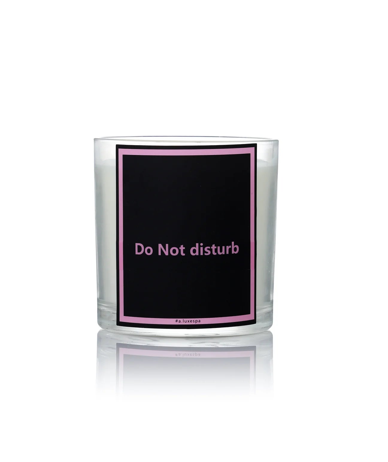 DO NOT DISTURB QUOTE CANDLE