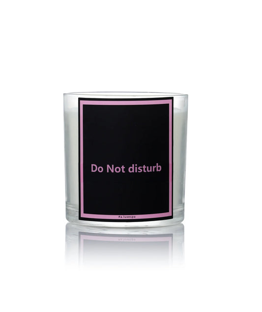 DO NOT DISTURB QUOTE CANDLE